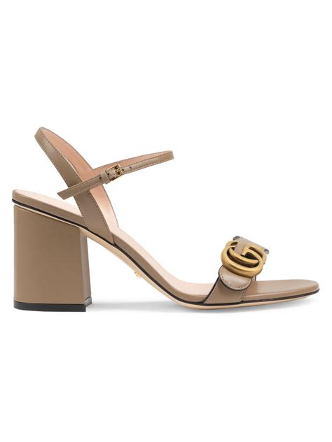 gucci metallic sandal|gucci marmont ankle strap sandals.